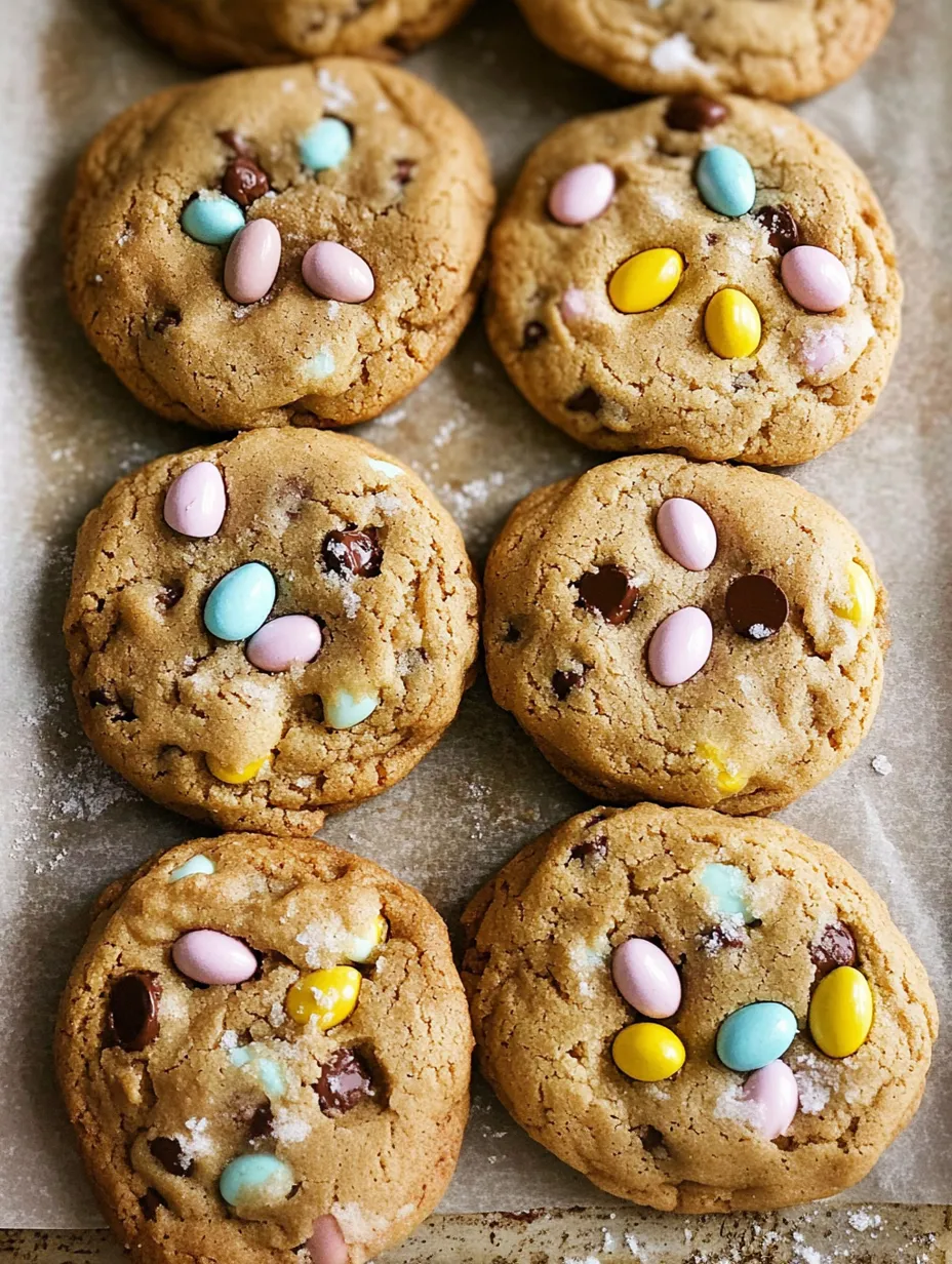 Cookies Moelleux Faciles aux Mini-Œufs en Chocolat