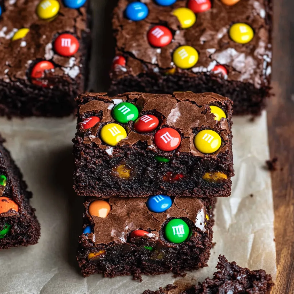 Brownies Fondants M&M