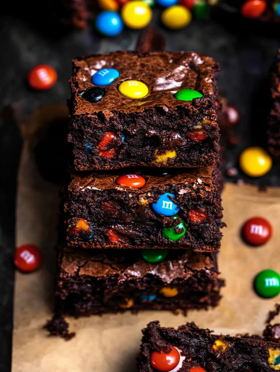 Brownies fondants aux Smarties fait maison