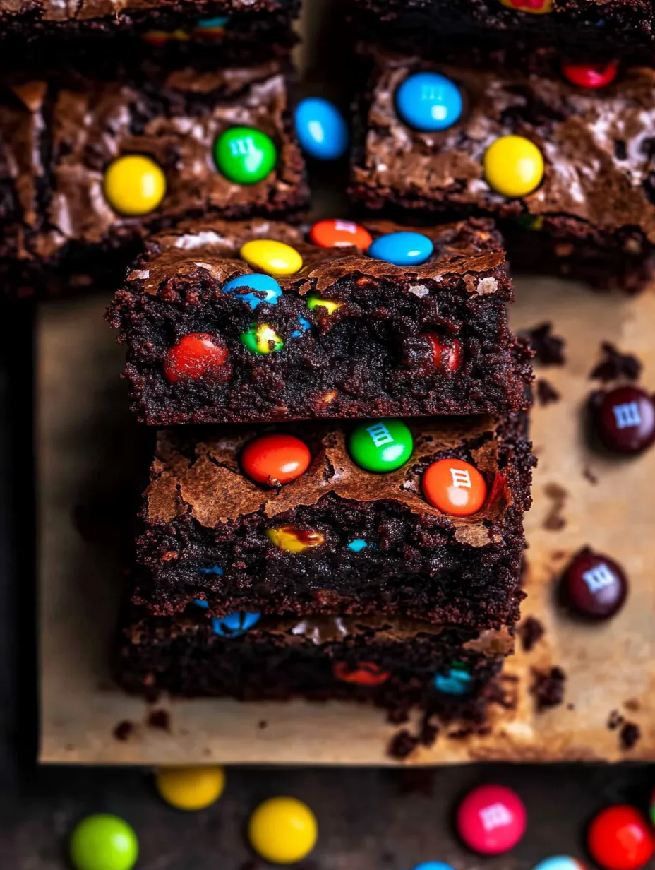 Brownies fondants aux Smarties maison