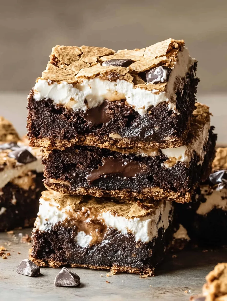Brownies façon S'mores