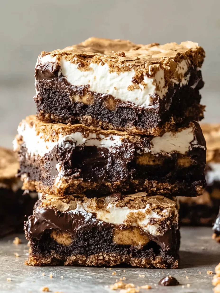 Brownies façon S'mores faciles