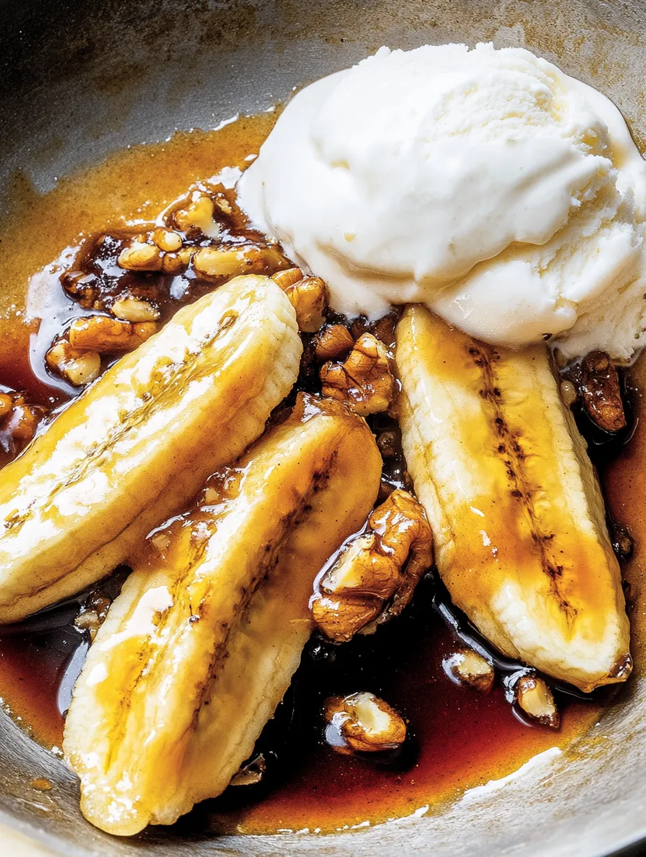 Bananes Flambées Maison