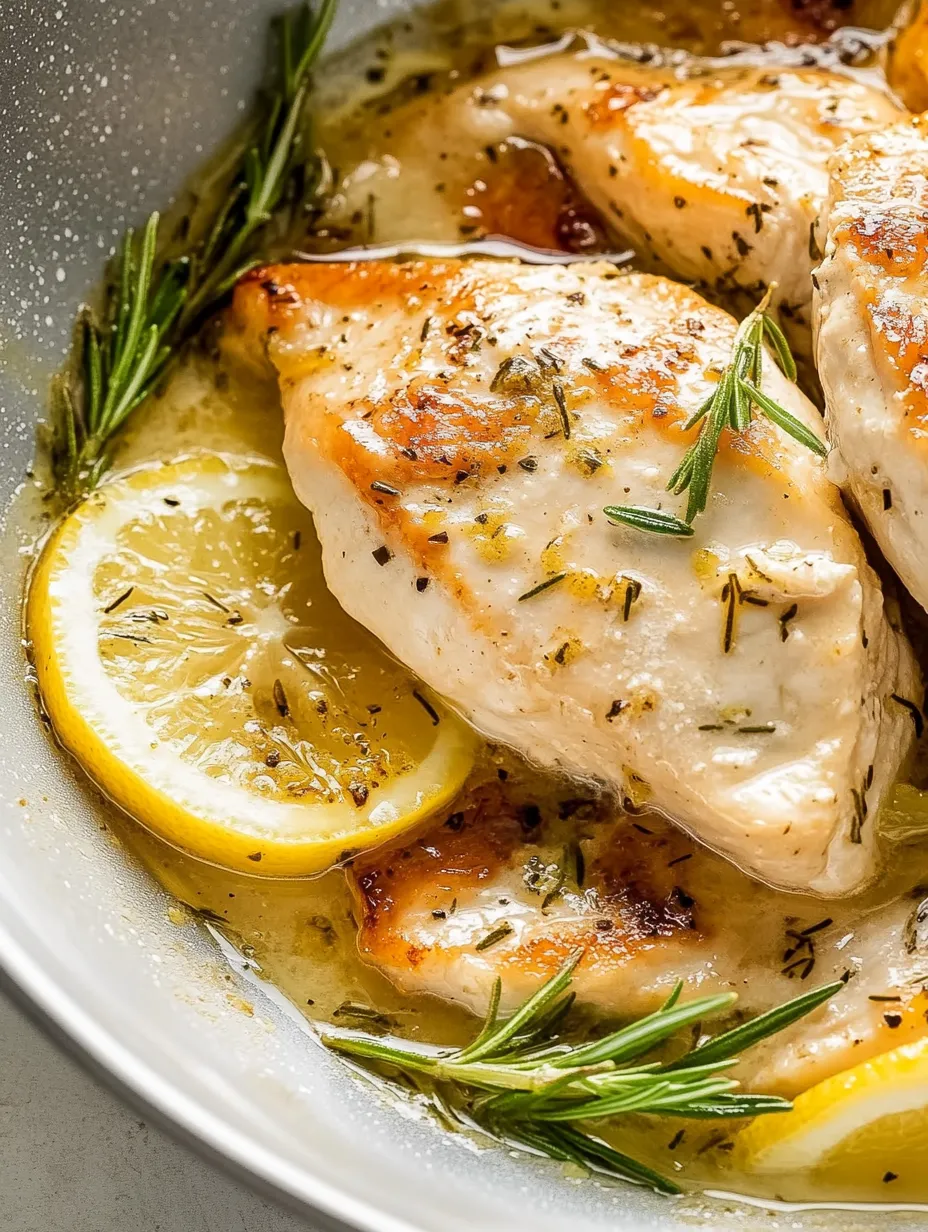 Recette Poulet Citron Romarin