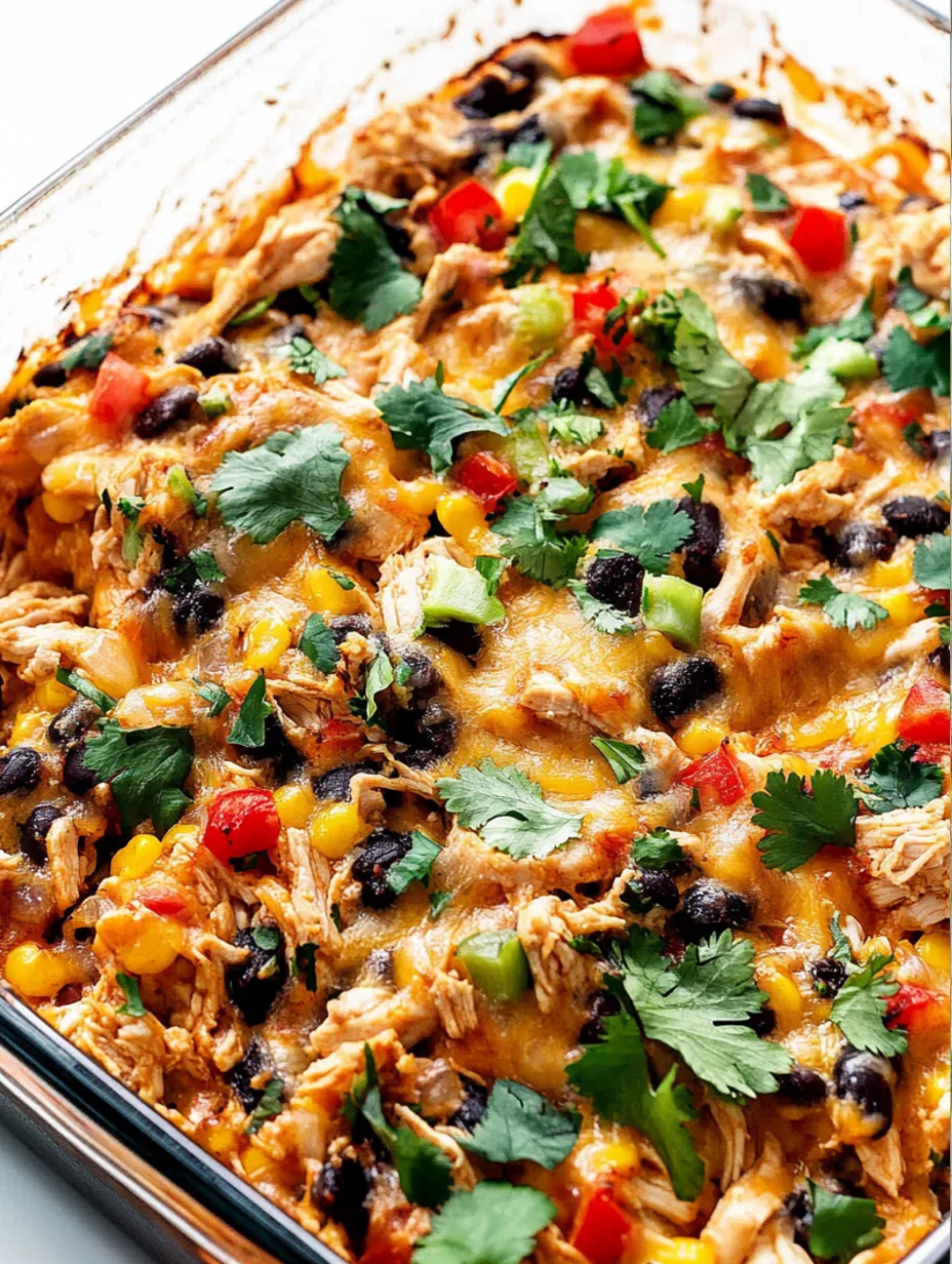 Gratin facile au poulet façon burrito