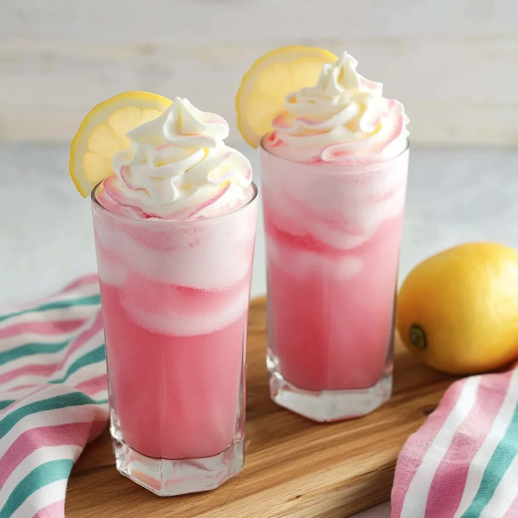 Zoom sur Limonade Fouettée Rose