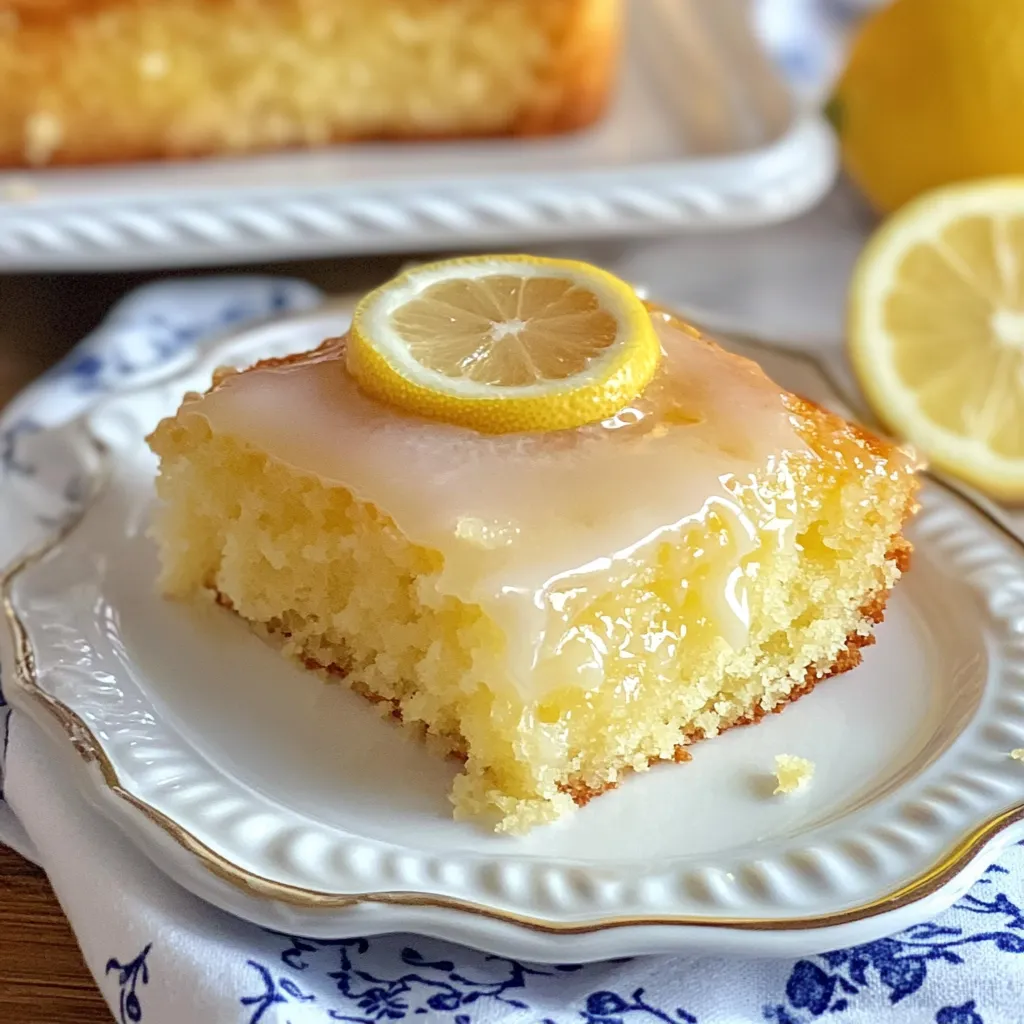 Gâteau Glacé au Citron
