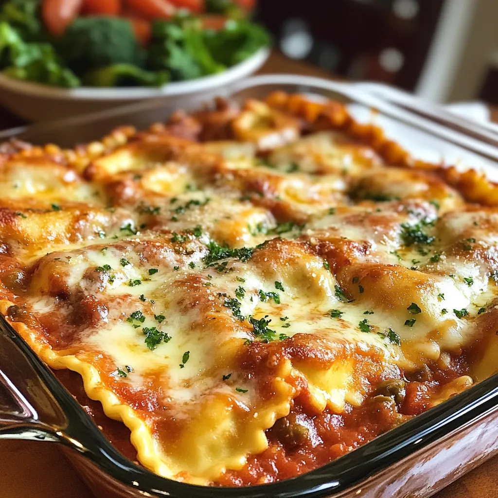 Gratin Ravioli Crémeux
