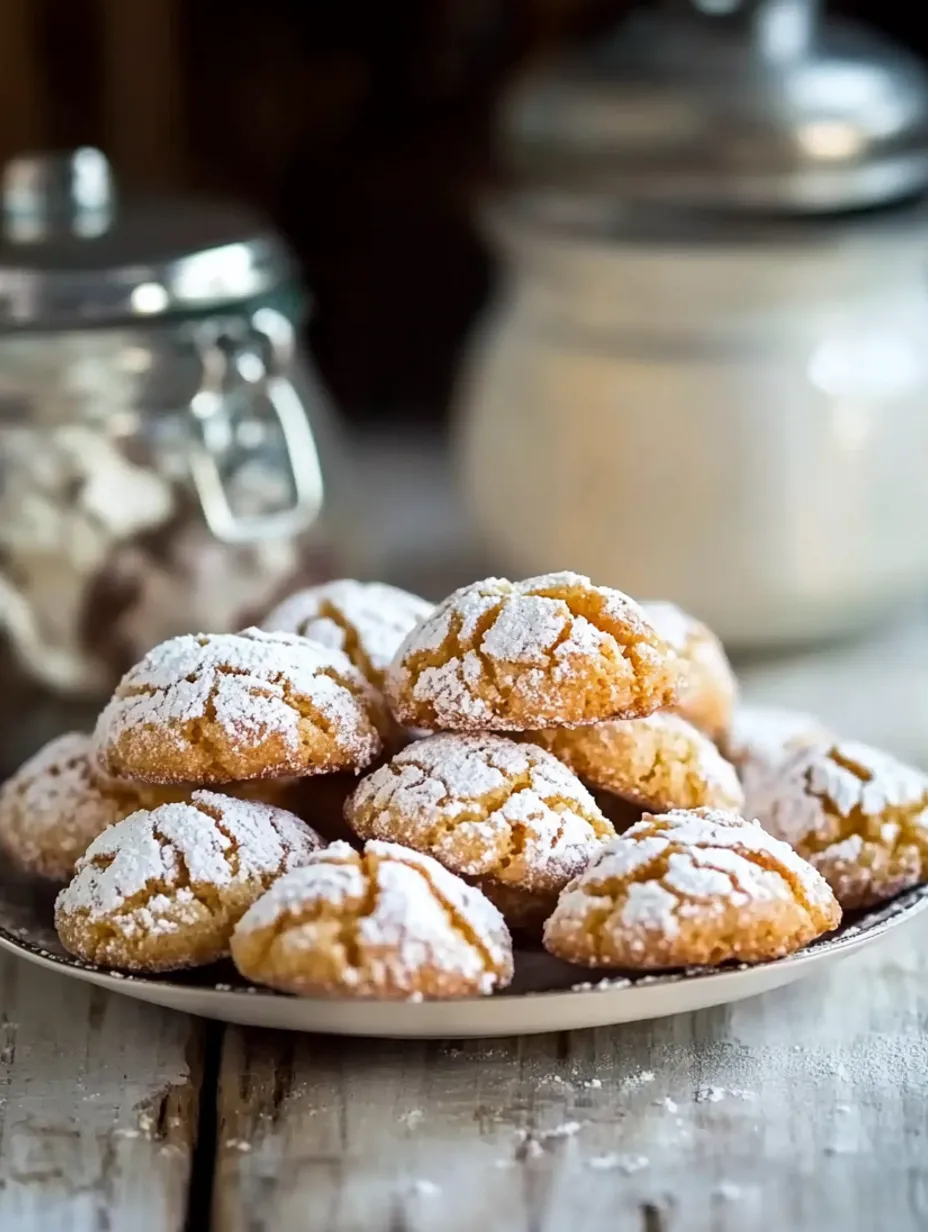 Biscuits Amaretti tendres