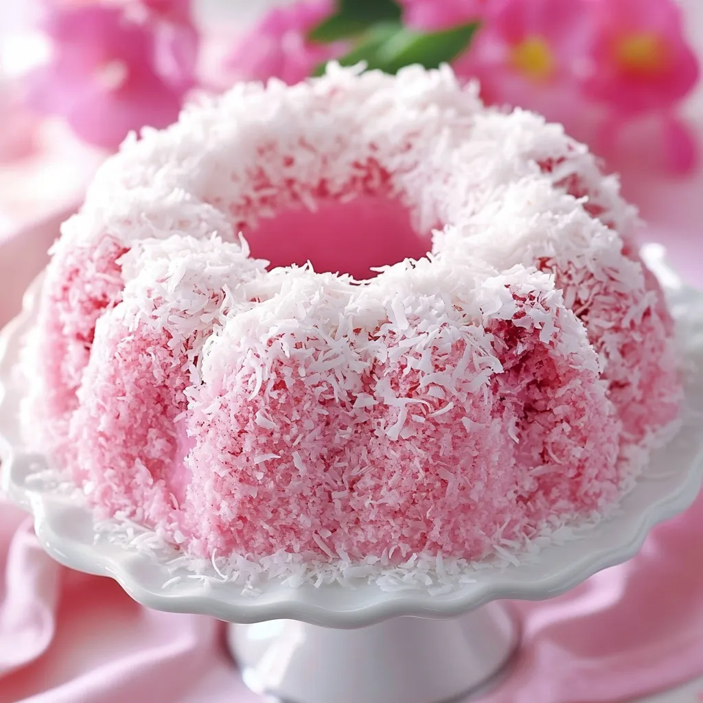 Délicieux Gâteau Coco Framboise