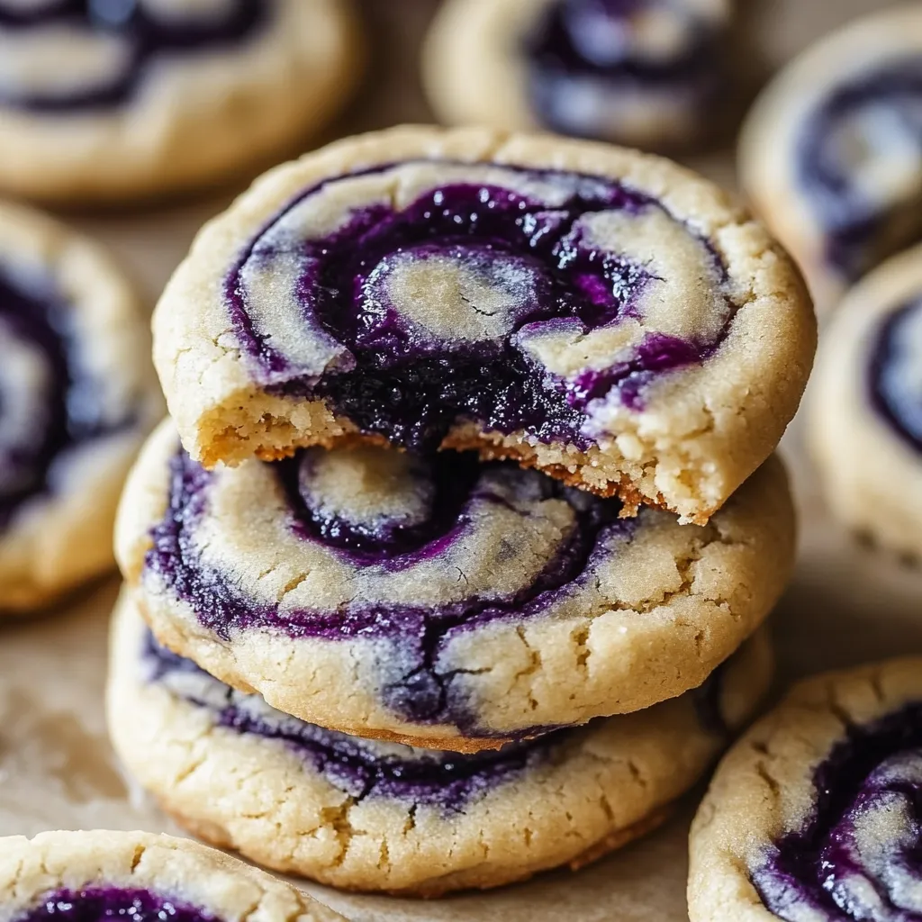 Biscuits Tourbillon Myrtille Faciles