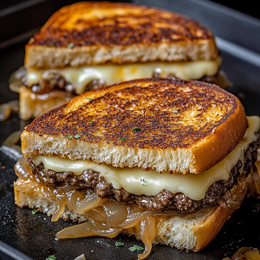 Patty fondant avec sauce secrète