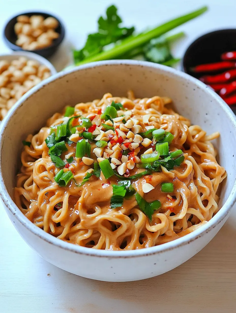 Nouilles Ramen Beurre de Cacahuète Ultra Simples