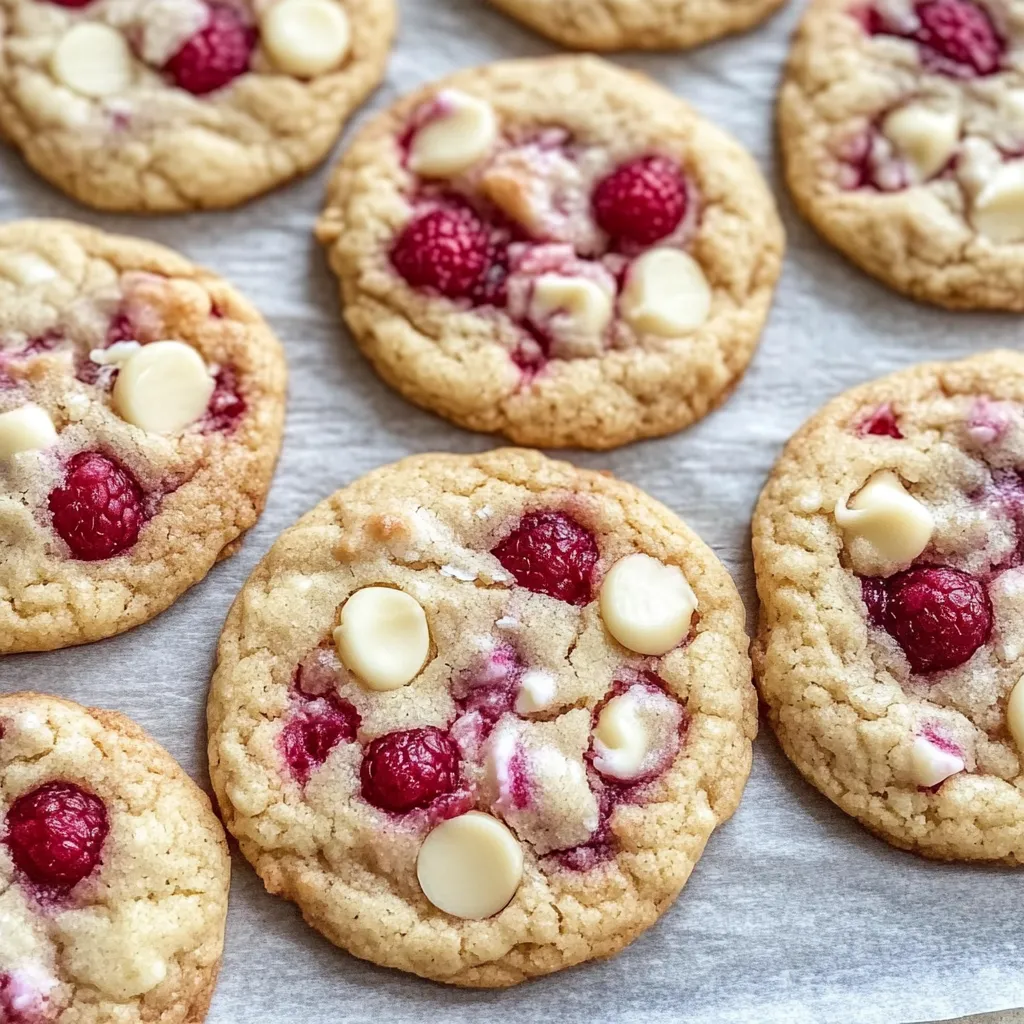 Cookies Framboise et Chocolat Blanc
