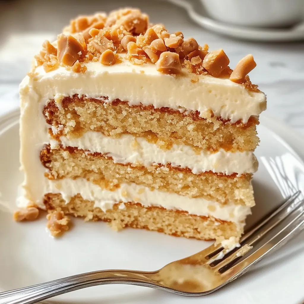 Zoom sur le gâteau Caramel Crunch