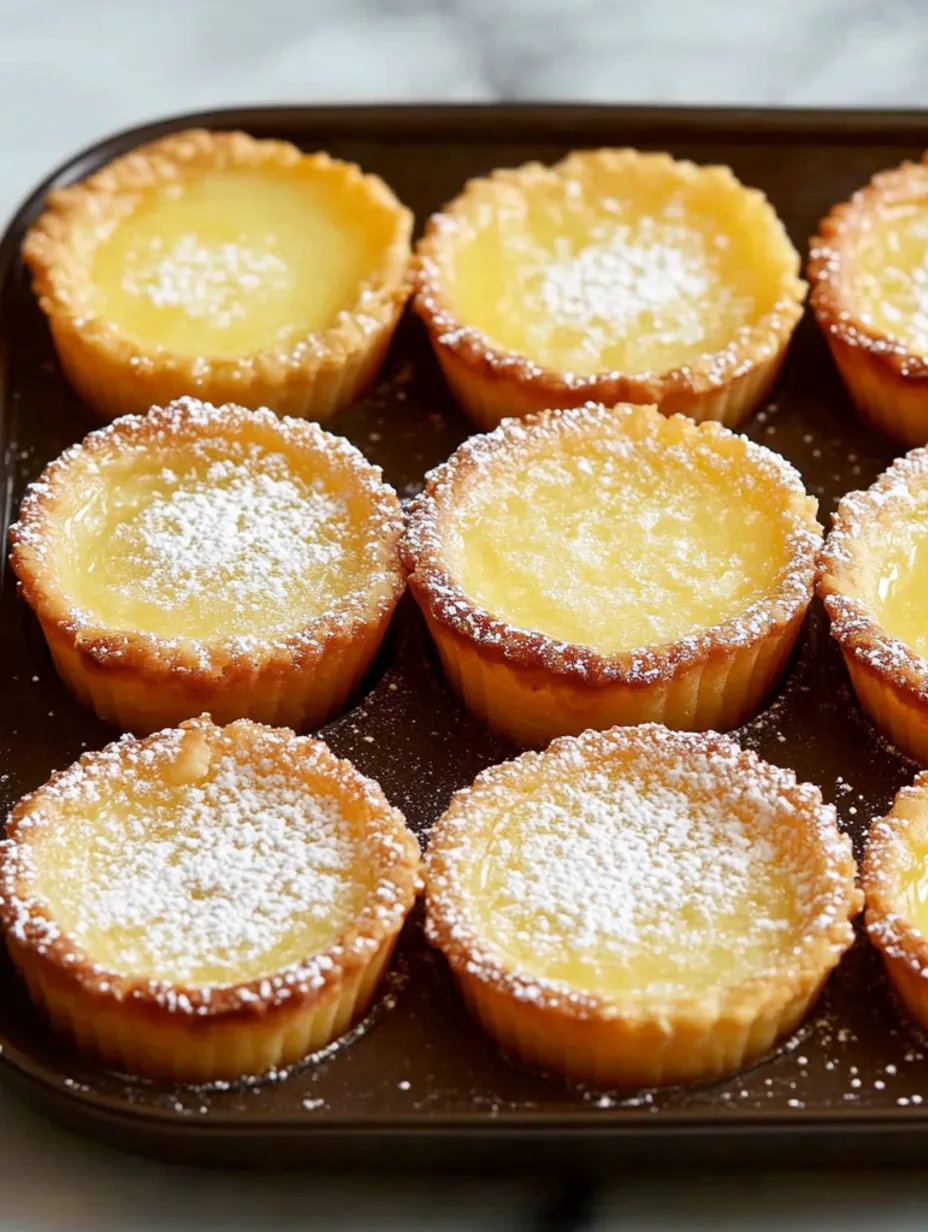 Délicieuses Mini Tartelettes Citron Magiques