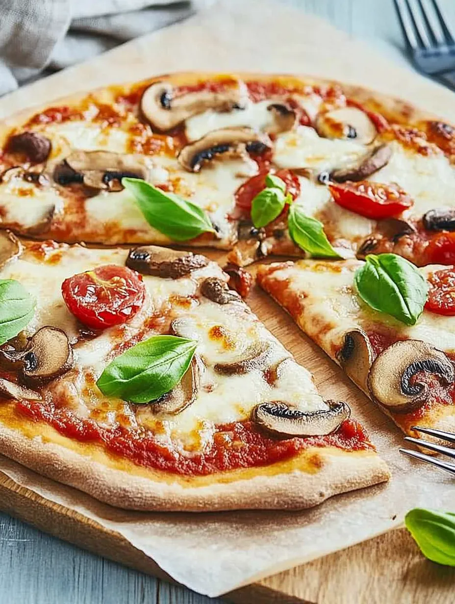 Tarte Rustique aux Champignons