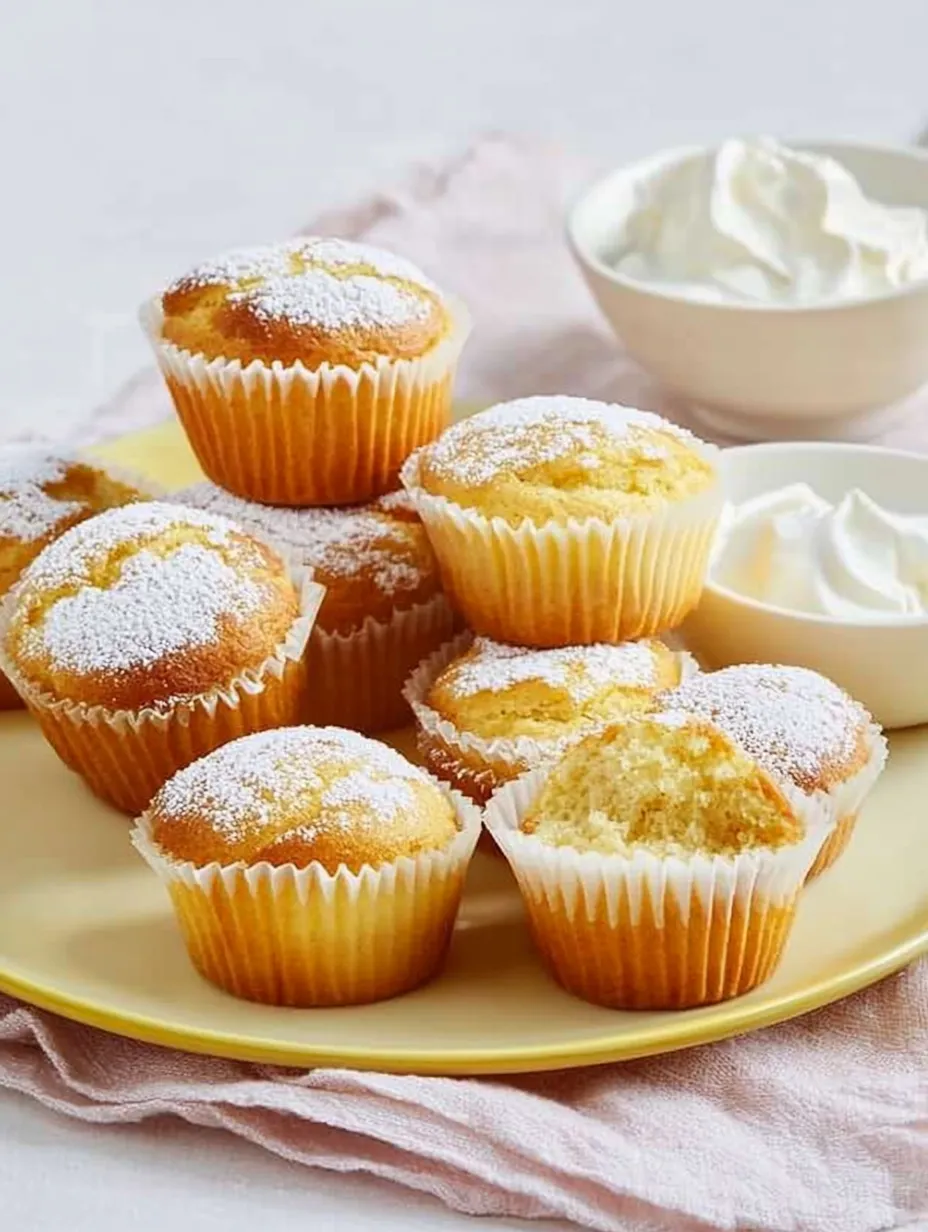 Muffins au fromage blanc velouté