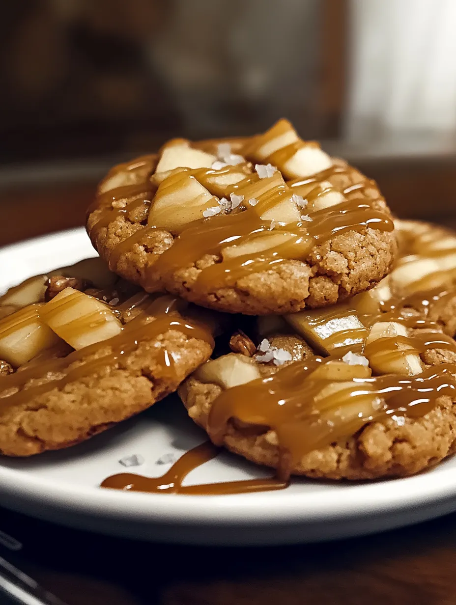 Biscuits Pomme-Cannelle au Filet de Caramel