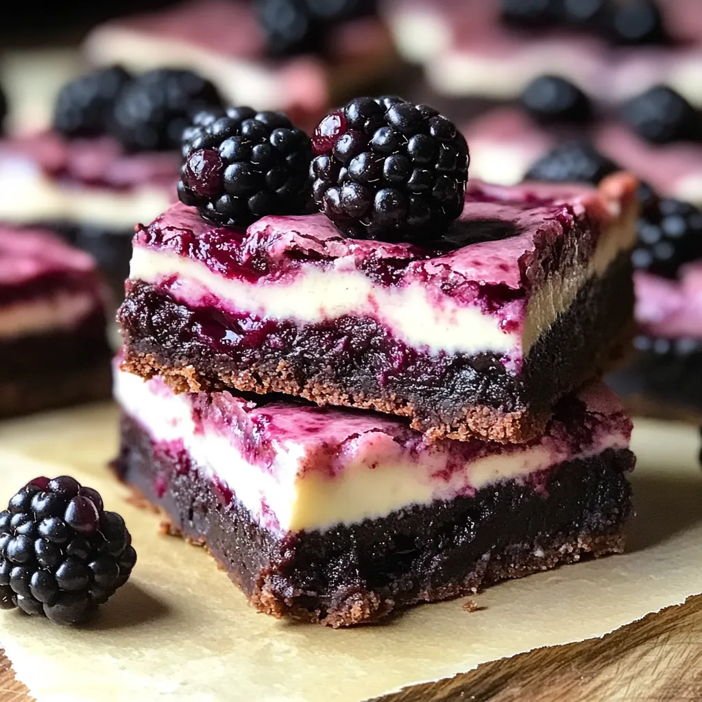 Brownies Crémeux Mûres