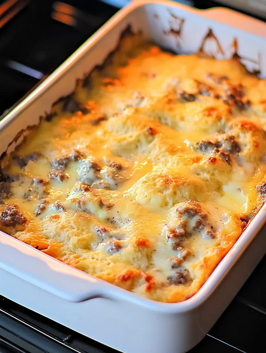 Gratin biscuits-saucisse gourmand