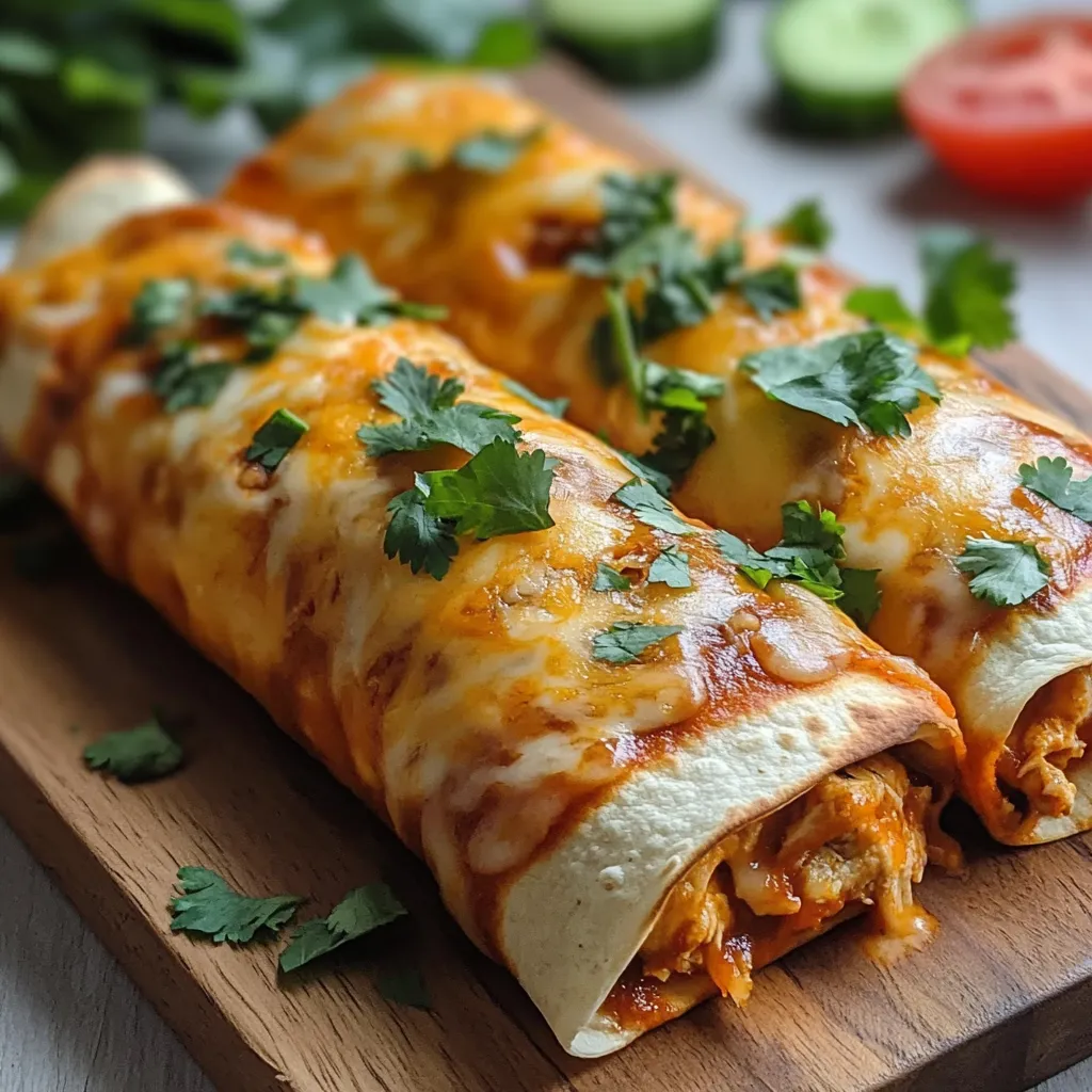 Chimichangas Poulet au Four