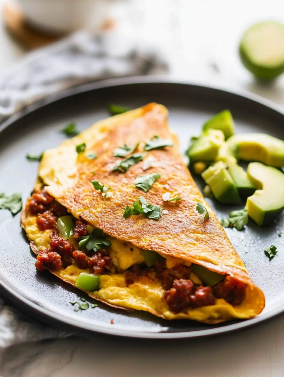 Omelette Whole30 & Keto au Chorizo