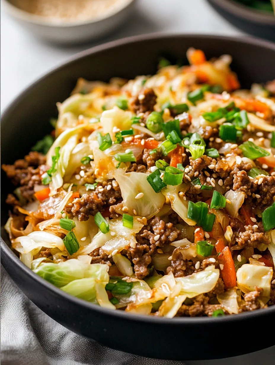 Sauté facile bœuf haché chou asiatique