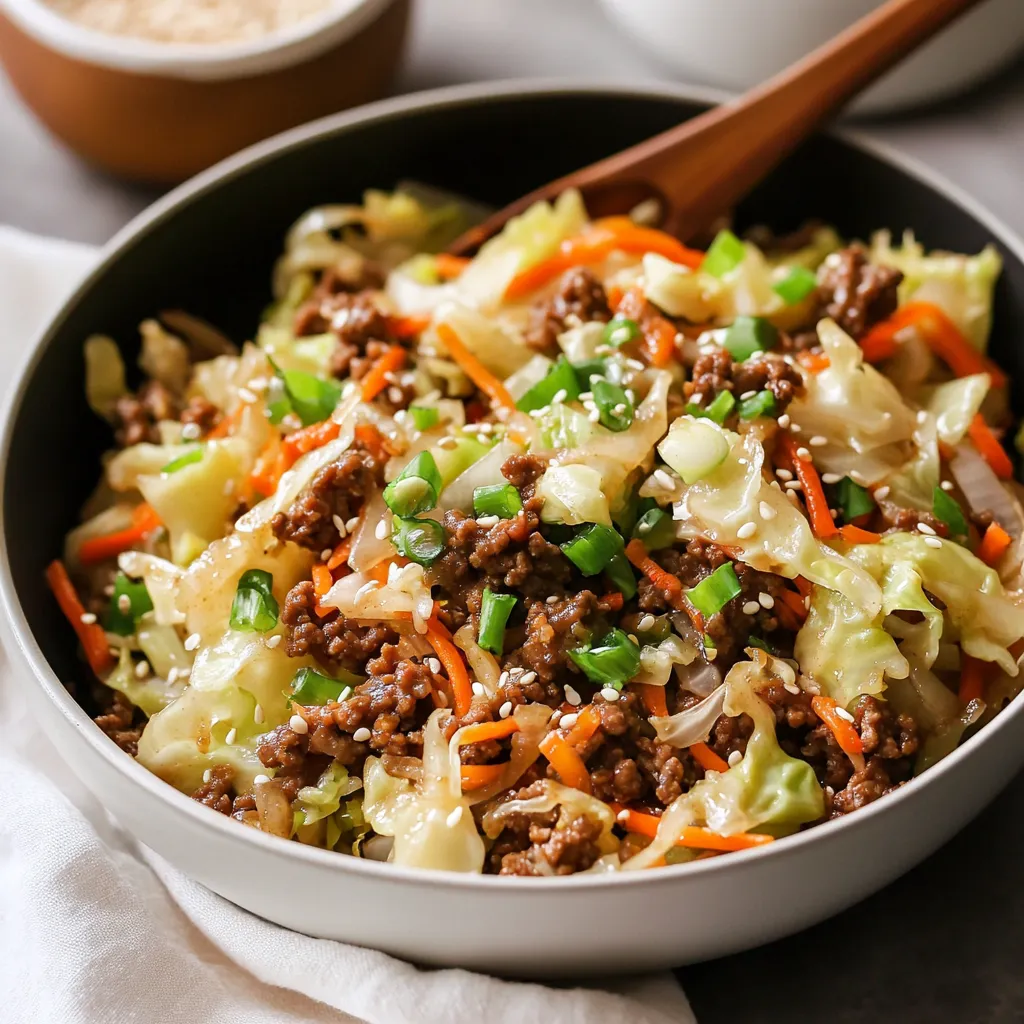 Bœuf Haché et Chou Asiatique Facile