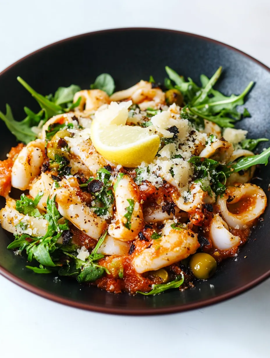 Calamars céto à l'ail