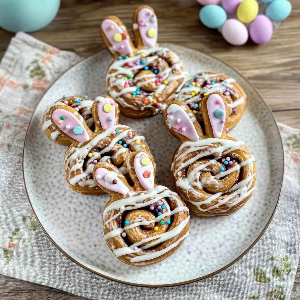 Roulés Cannelle Lapin de Pâques