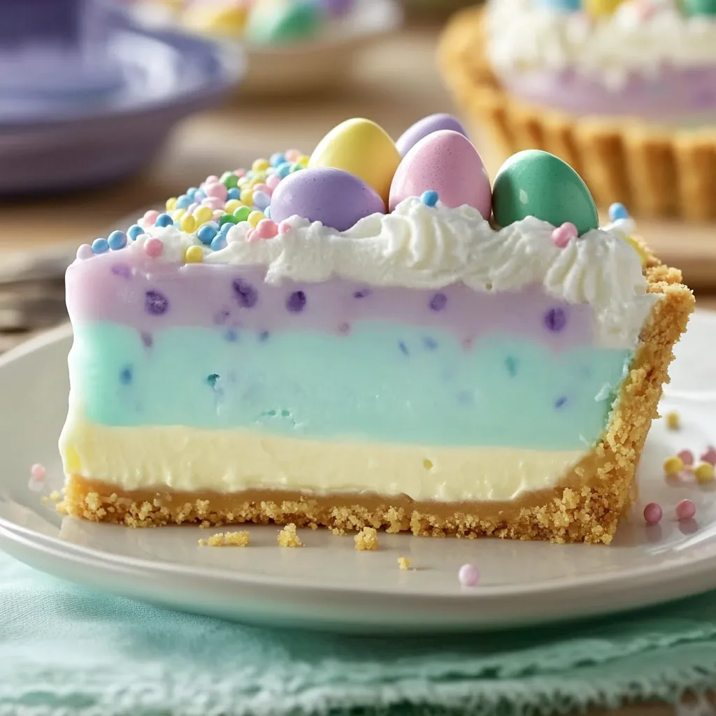Tarte Jell-O de Pâques