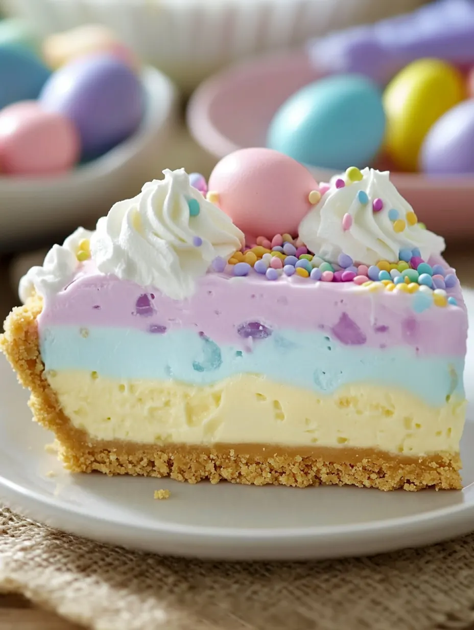 Gâteau gélifié sans four spécial Pâques