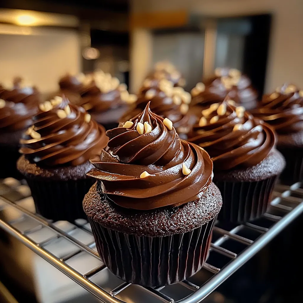 Cupcakes Chocolat Fondant