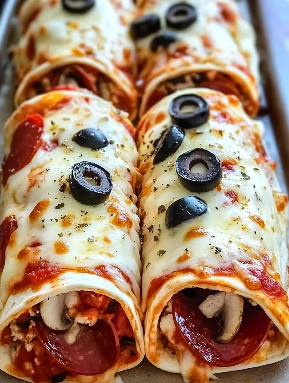 Wraps Pizza au Four Faciles