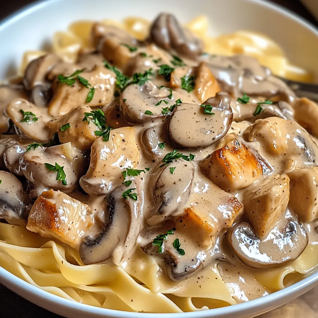 Poulet Stroganoff Fait Maison