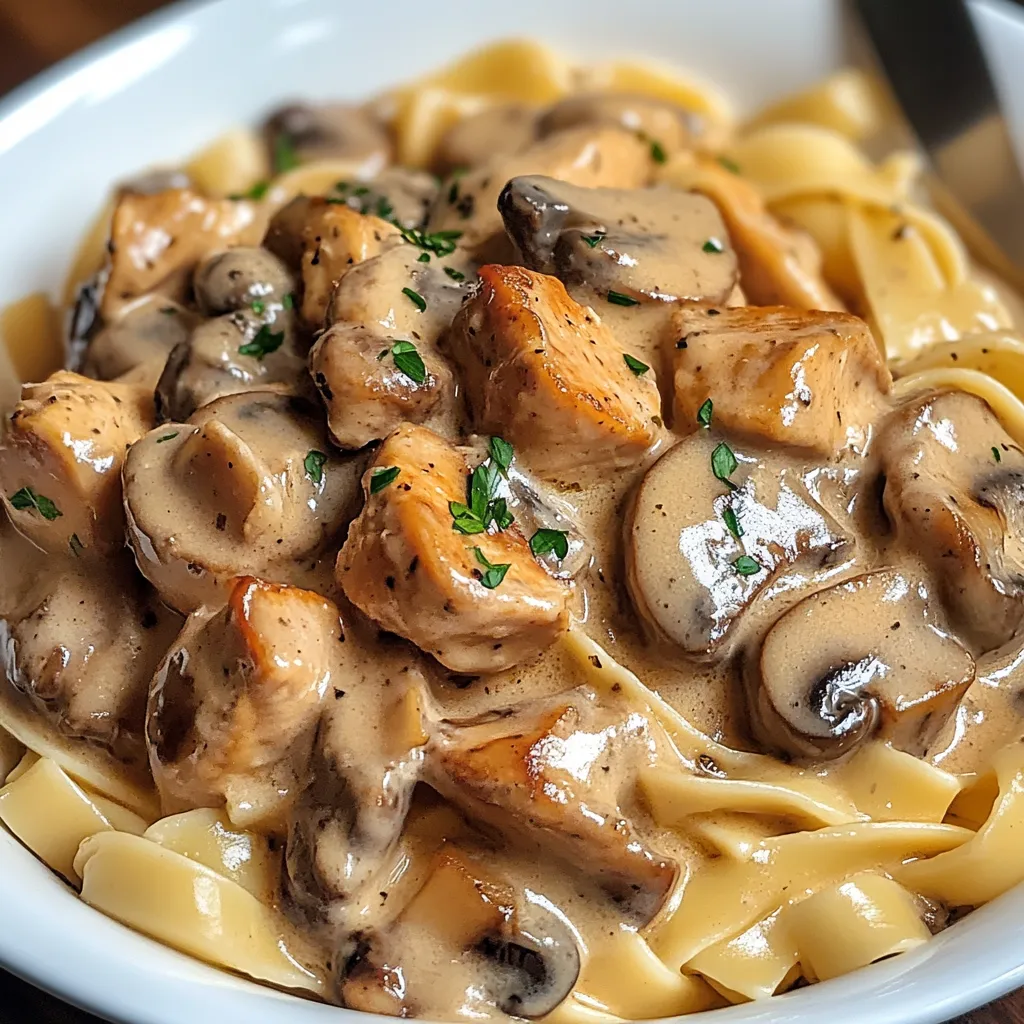 Recette Maison de Stroganoff de Poulet
