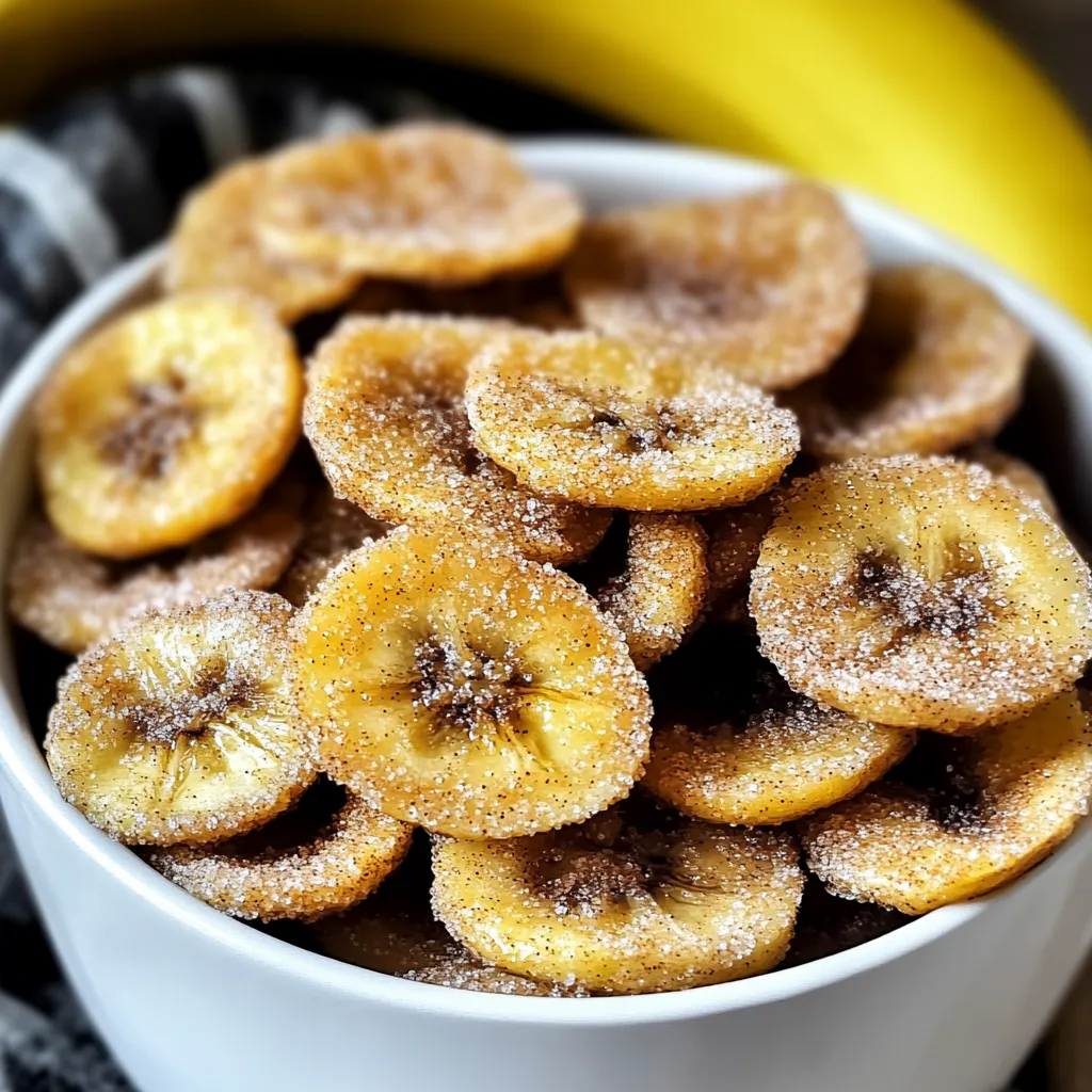 Chips Banane Cannelle-Sucre