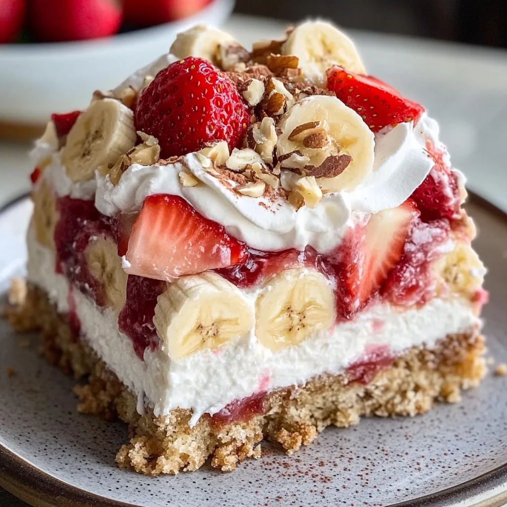 Gâteau Renversé Banana Split