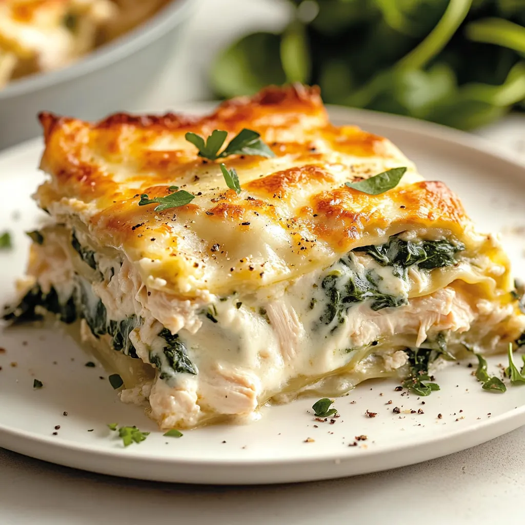 Gratin de Poulet et Épinards