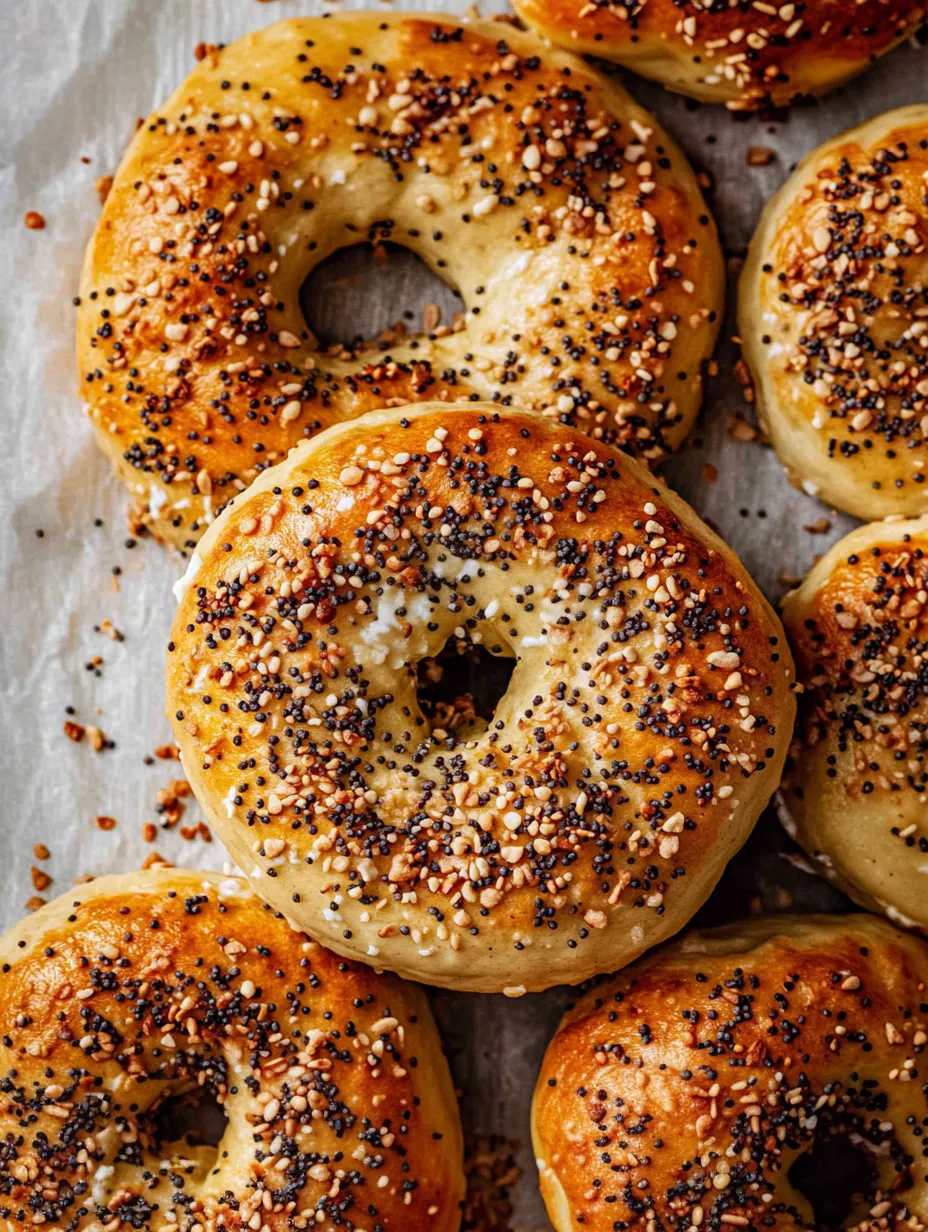 Bagel protéiné au fromage blanc