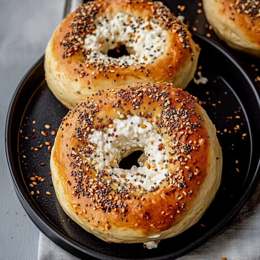 Bagels Protéinés au Fromage Ricotta