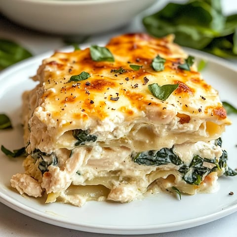 Gratin Poulet et Epinards Onctueux